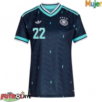 Camiseta Alemania David Raum #22 Visitante Equipación para mujer Mundial 2026 manga corta